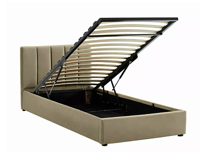 Кровать Signal MONTREAL Velvet 90x200 бежевый Bluvel 28