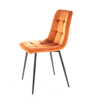 Стул Signal MILA Velvet корица/черный матовый,  Bluvel 4215