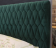 Кровать Signal AZURRO VELVET 90x200 зеленый/дуб, Bluvel 78