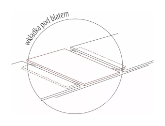 Стол обеденный Signal EXEL 85x140/180 дуб вотан/белый матовый