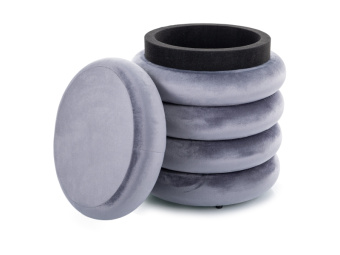 Пуф Signal CALVI 40x40 Velvet серый