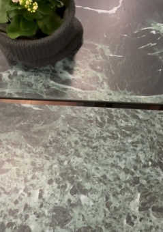 Стол Signal SALVADORE Ceramic Verde Alpi морской/черный матовый 90x160-240 