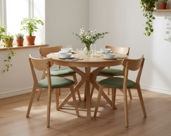 Стол обеденный Мебель-класс ГЕРМЕС 100х100/130 Р-43