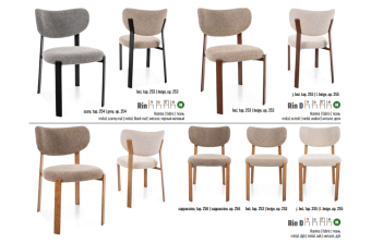 Стул Signal RIN D светло бежевый/орех TAP. 255 