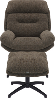 Кресло мягкое Kiwi Ткань Темно-коричневый