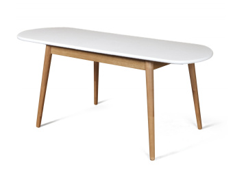 Стол Мебель-класс ЭНЕЙ 80х130/160 белый/дуб