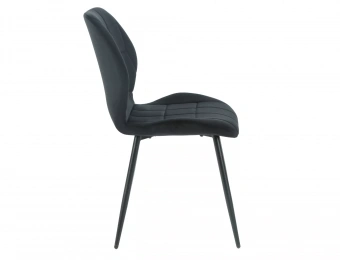 Стул Signal  JAKE Velvet Bluvel 19 черный/черный