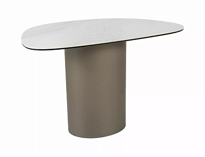 Стол журнальный Signal BELLO B Ceramic NATURE CLAUD/медный 50х75х50