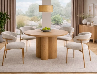 Стол обеденный Signal ROSALIA 120х120 дуб