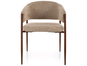 Мягкий стул Signal AKITA D беж/орех TAP. 253