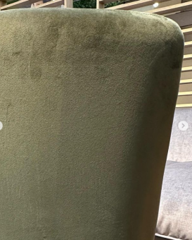 Мягкий стул Signal COBE Velvet оливковый/черный Bluvel 77