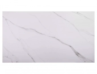 Стол обеденный Signal LACONI Ceramic белый мраморный/черный 90х160/220