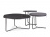 Комплект столов Signal ARTEMIDA серый+черный