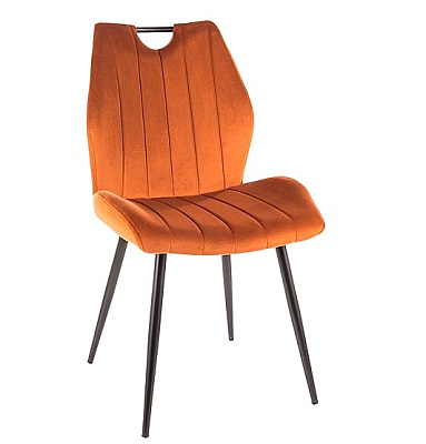 Стул Signal ARCO Velvet корица/черный матовый, Bluvel 4215