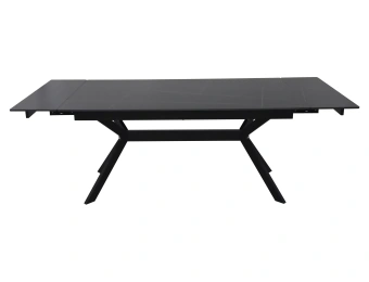 Керамический стол Signal IMPERIA черный мраморный/черный 90х180/240