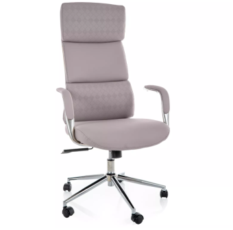 Кресло офисное Signal Q-03 серый/хром