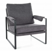 Кресло Signal FOCUS Brego 18 т. серый/черный
